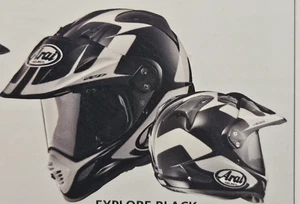 Arai XD-4 Explore Black  NO SALES TAX option motorcycle helmet Xlarge - Bild 1 von 2