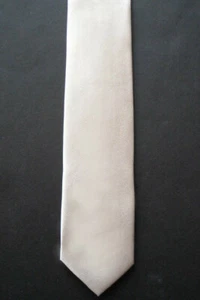 Corbata de cuello delgada de 2" para hombre champán/bronceado/beige brillo boda fiesta - Imagen 1 de 1