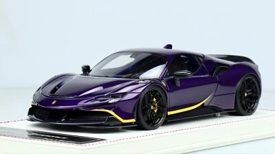 Ferrari SF90 Stradale NOVITEC (Purple) [Davis & Giovanni] 1/18 scale - Image 1 of 4