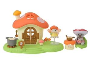 Calico Critters Fairy Mushroom House Set F-43 Japan Limited Sylvanian Families - Picture 1 of 5