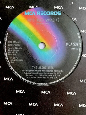 THE ASSOCIATES -Boys Keep Swinging- Ultra Rare MCA 7" Near Mint (Vinyl Record) - Image 1 of 4