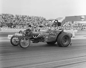 Willie Borsch "Wild Willie" Winged Express AA/FA Fuel Altered 8x10 NHRA - Picture 1 of 1