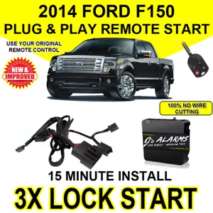 2014 Ford F-150 Remote Start Plug and Play Easy Install Truck F150 3X Lock FO1 - Picture 1 of 9