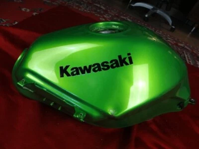 Fuel Tank, CL Green, 2008-12 Kawasaki Ninja 250 EX250, 51086-5475-15P - Image 1 of 4