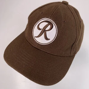 Unknown Ro Logo Kids Brown Ball Cap Adjustable Baseball Hat - Picture 1 of 5