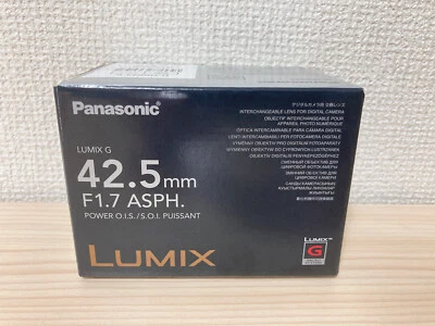 Panasonic Lumix Lens H-HS043-K Black G 42.5mm/F1.7 ASPH./POWER O.I.S - Image 1 of 4