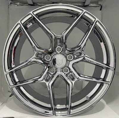 GWG NS7 18 inch Chrome Rim fits JAGUAR F TYPE 2014 - 2020 - Изображение 1 из 4