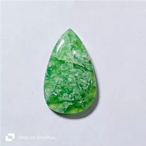 Pietra di giada nefrite giada verde naturale cabochon pietra preziosa sfusa 40 ct. ME-9136 - Foto 1 di 4