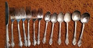 Juego de servir de plata vintage 1847 Rogers Bros REFLECTION - 13 piezas - Imagen 1 de 4