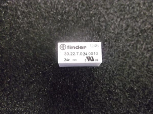 1  X (1  piece) Finder 30.22.7.024.0010  Relay PCB relay ,2A 24Vdc 125W  (0144) - Picture 1 of 1