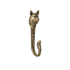 Welsh corgi, strong brass hook. Suitable for clothes, towels, leashes and coats - Picture 1 of 13
