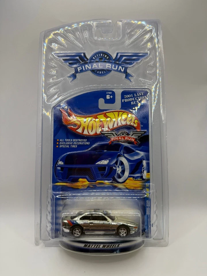 Hot Wheels BMW 850i 2001 Final Run Edition Chrome /  Real Riders / Sealed VHTF - Image 1 of 4