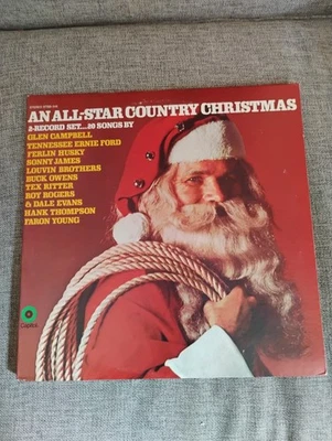 An All-Star Country Christmas vinyl 2LP Gatefold 1976 Capitol STBB-348 VG++ - Image 1 of 4