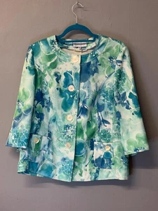 Elegant Gray & Osbourn floral jacket in UK size 14 - Picture 1 of 8