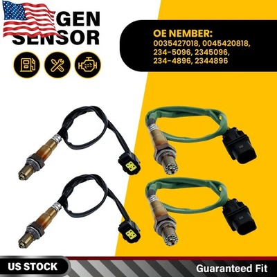 4x Sensores de Oxigênio Up+Downstream Para Mercedes-Benz C300 CL550 E350 ML63 2008-2012 - Imagem 1 de 4