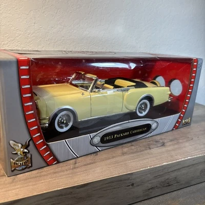 Road Signature 1953 Packard Caribbean 1:18 Diecast Model Yellow - Image 1 of 4