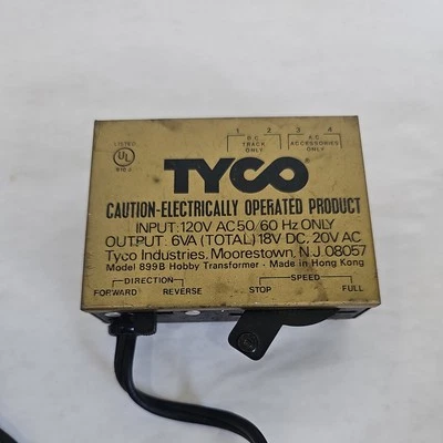 Vintage TYCO HO Scale Model 899B Transformer Railroad Train Power Pack - Image 1 of 4