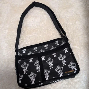 Bolso de Hombro Hysterics de Lona Negro, Bandolera Compacta, Excelente Estado - Imagen 1 de 10