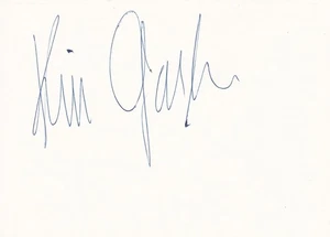 Olympia 1984:  Kim GALLAGHER (+USA) orig.Autogramm  SILBER  LEICHTATHLETIK - Picture 1 of 1