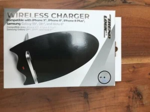 TREND LOGIC BLACK OR Red Wireless Charger Stand with USB 5W - Picture 1 of 1