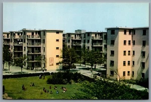Postcard Shanghai China c1970s A Workers Residential Area - Bild 1 von 2