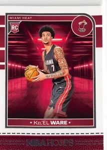 2024-25 Panini NBA Hoops - Kel'El Ware #245 (RC) Miami Heat - Picture 1 of 2