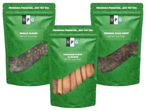 NPG Whole Cloves, Star Anise, and Cinnamon Sticks, 4 Oz Each (Pack of 3) - Bild 1 von 5