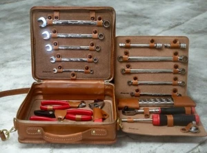 Snap-on leather tool box Explorer 2 tool set rare Unused JP - Picture 1 of 10