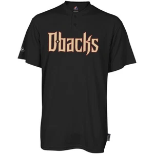 Men's Arizona Diamondbacks Majestic Cool Base 2 Button Replica Jersey MLB Shirt - Picture 1 of 1