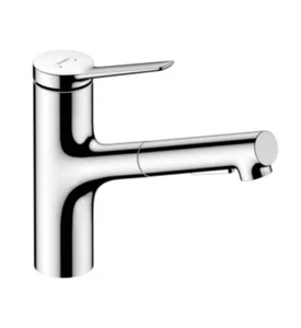 Hansgrohe Zesis 74800001 PullOut Toggle Spray Diverter Kitchen Faucet Chrome I3 - Picture 1 of 16