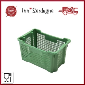 Cesta cassetta rettangolare lt.40 vendemmia contenitore raccolta uva olive ICS - Foto 1 di 2