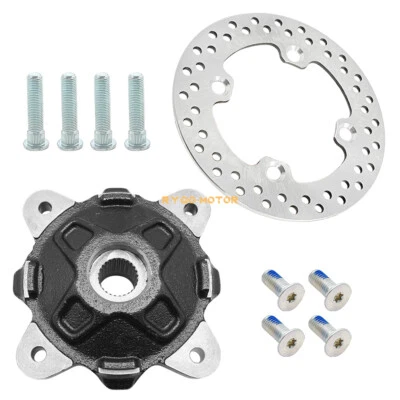 Kit de buje de rueda delantera y rotor de freno para Polaris Ranger 800 900 Crew 4x4 6x6 diésel Foto 1 de 4