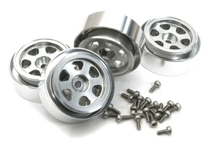 Ruedas Beadlock de aleación mecanizadas (4) para Traxxas 1/18 TRX-4M RC Crawler 9869 - Imagen 1 de 1