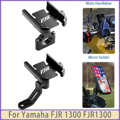 For Yamaha FJR 1300 FJR1300 Motorcycle CNC Mobile Phone Holder GPS Stand Bracket Foto 1 de 4