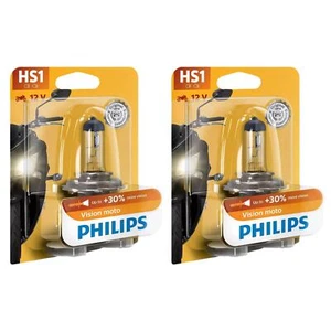 2x Philips Vision moto HS1 Halogen bis zu 30% mehr Licht 35/35W 12V Autolampen - Bild 1 von 3