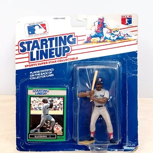 Figura deportiva vintage 1989 Kenner Starting Lineup MLB Boston Red Sox Ellis Burks - Imagen 1 de 4
