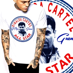 Camiseta El Chapo Sinaloa mafioso gángster criminal capo mafia mafioso camiseta matón - Imagen 1 de 1