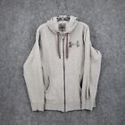 Under Armour Storm Hoodie Jacket L Large Loose Coldgear Full Zip Charged Cotton