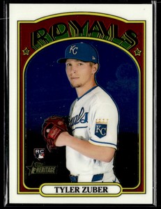 2021 Topps Heritage #659 Tyler Zuber Chrome RC