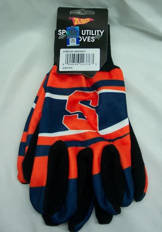 SYRACUSE UNIVERSITY Orangeman ADULT UTILITY GLOVES NEW Cover