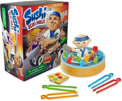 TOMY Sushi Scramble Kids Action Board Game - Image 1 of 4