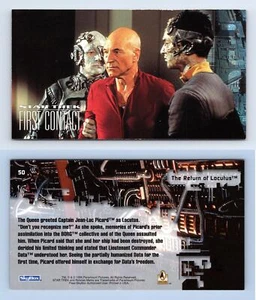 The Return Of Locutus #50 Star Trek First Contact 1996 Skybox Trading Card - Picture 1 of 1