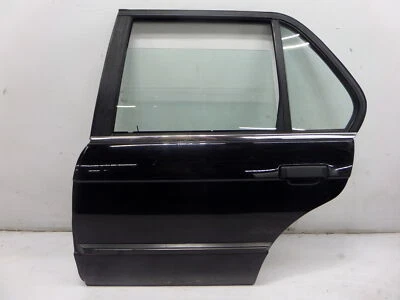 Puerta trasera izquierda sedán BMW 318i negra E30 325i 325e abollada mal regulador se puede enviar Foto 1 de 4