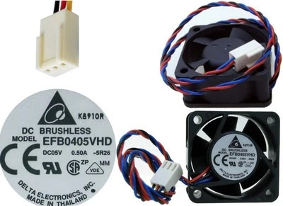 NEW,QUALITY Ball Bearing 40mm*20mm Delta EFB0405VHD 5VDC/5V Fan/Cooler 4020 3pin - Image 1 of 3