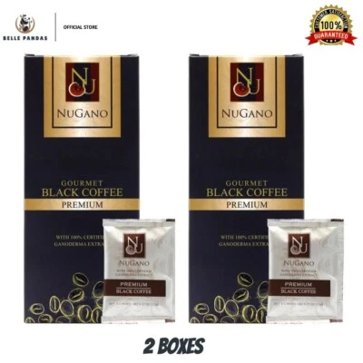 2 X Nugano Black Coffee Premium 100% Organic Ganoderma  + FREE SHIPPING - Image 1 of 4