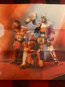 2024 AEW ALL-ELITE CRATE "DEATH TRIANGLE" POSTER!!  CRATE EXCLUSIVE!! - Picture 1 of 1