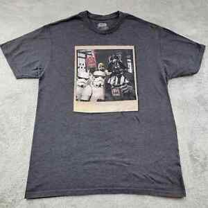 Star Wars Shirt Mens Large Chewbacca Funny Polaroid Graphic Geek Vader Rebels