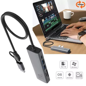 SD/TF Card Reading 2in1 USB Hub adapter Multi-function Laptop Docking Station - Picture 1 of 6