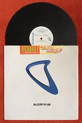 RICHARD F feat. SIMONNE COOPER "FEELS ALRIGHT" SUBLIMINAL RECORDS 12" - SUBS82 - Image 1 of 4