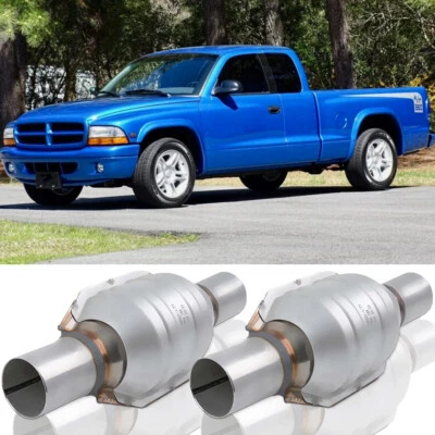 Par de convertidores catalíticos de acero inoxidable EPA aprobado para automóvil de 2" para Dodge Dakota 3,9 L 2,5 L Foto 1 de 4